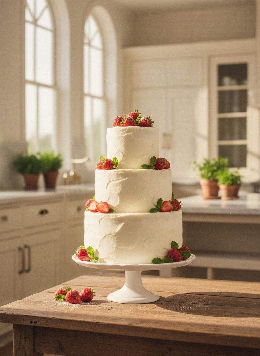 3 Layer Buttered Cake